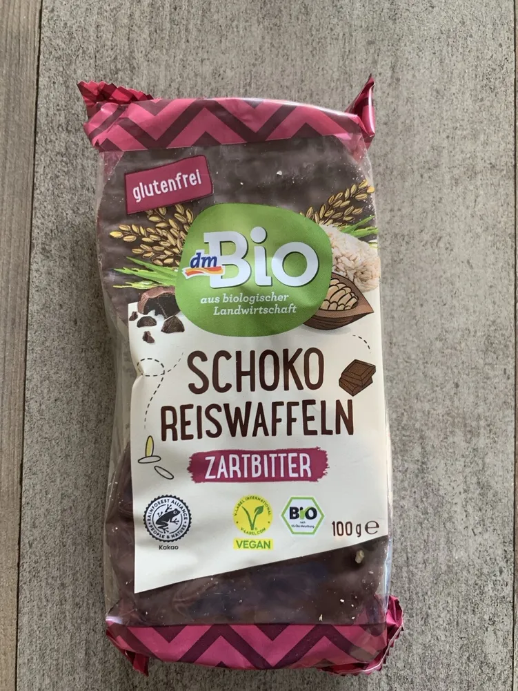 Schoko Reiswaffeln Zartbitter