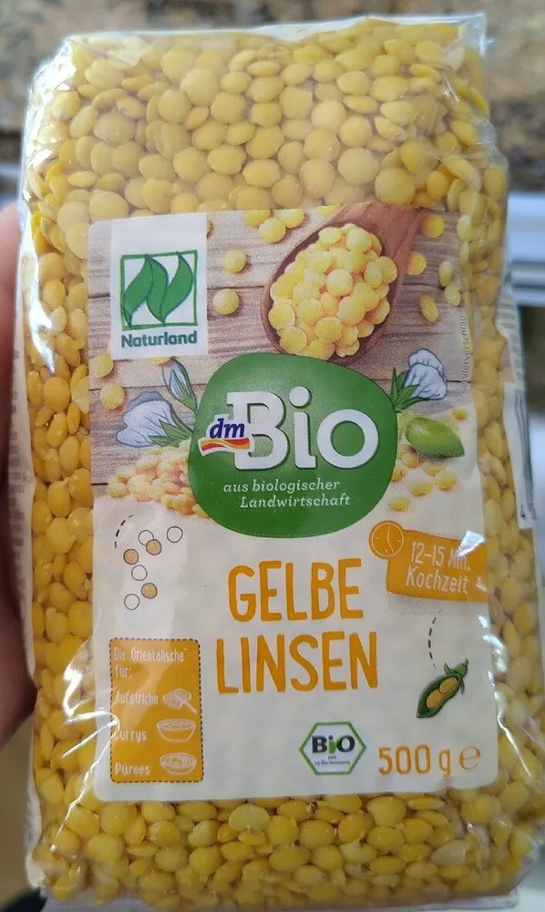 Gelbe Linsen