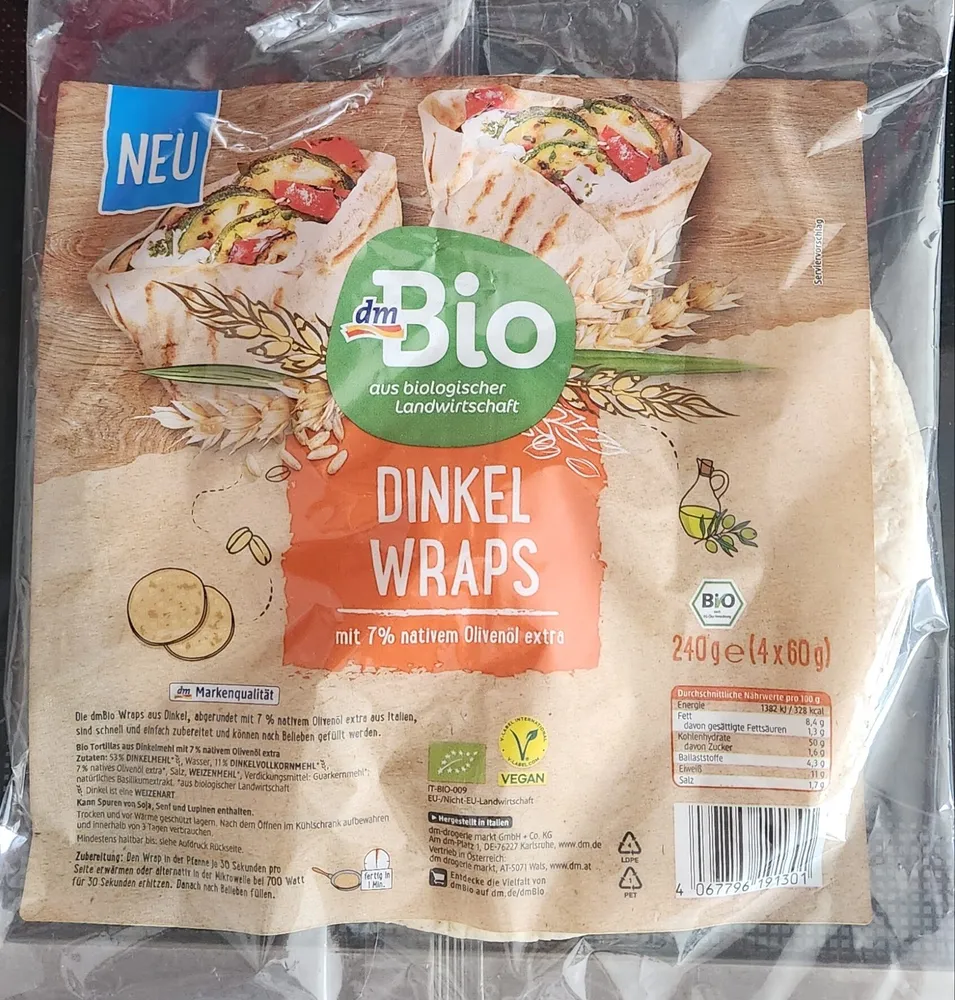Dinkelwraps