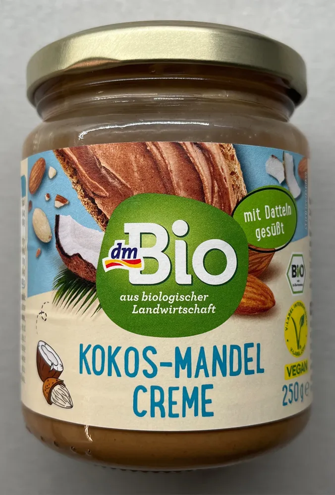 kokosovo mandlový krém