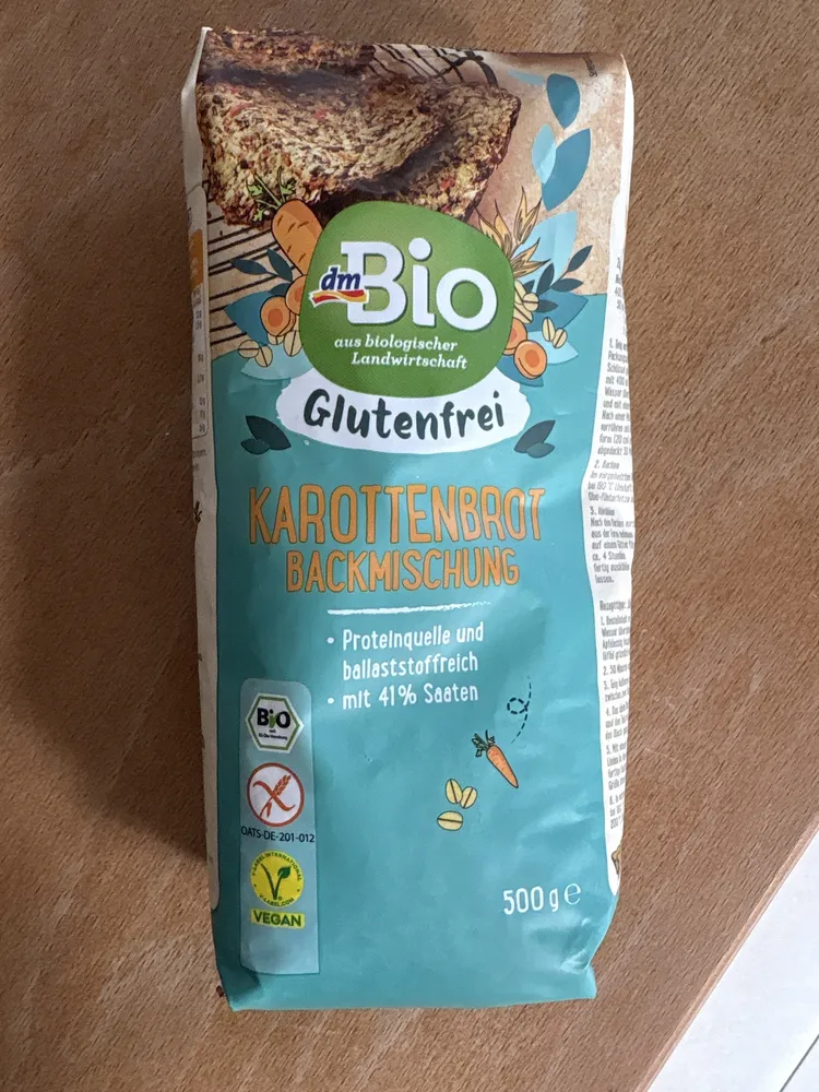 Karottenbrot Backmischung