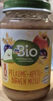 Pflaume-Apfel-Birnen Müsli