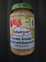 Banane-Ananas in Apfel mit Kokosmilch (ab 6. Monat)
