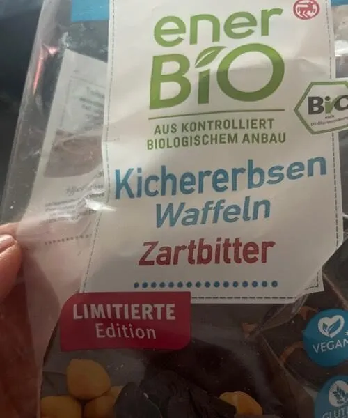 Kichererbsen Waffeln Zartbitter