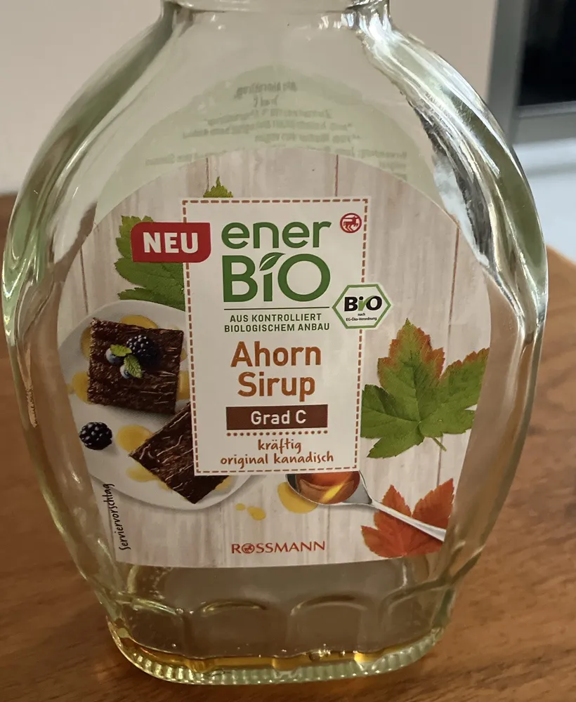 Ahorn Sirup Grad C Bio