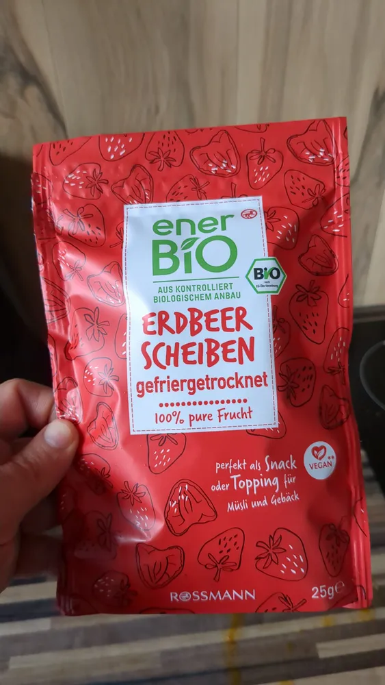 ERDBEER SCHEIBEN gefriergetrocknet