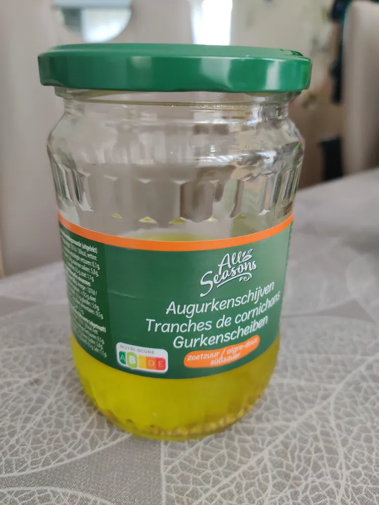 Augurkenschijven / Tranches de cornichons / Gurkenscheiben