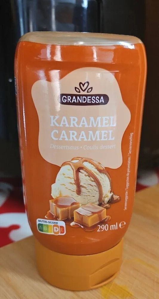 Coulis dessert caramel