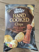 HAND COOKED Chips Black pepper and salt flavour