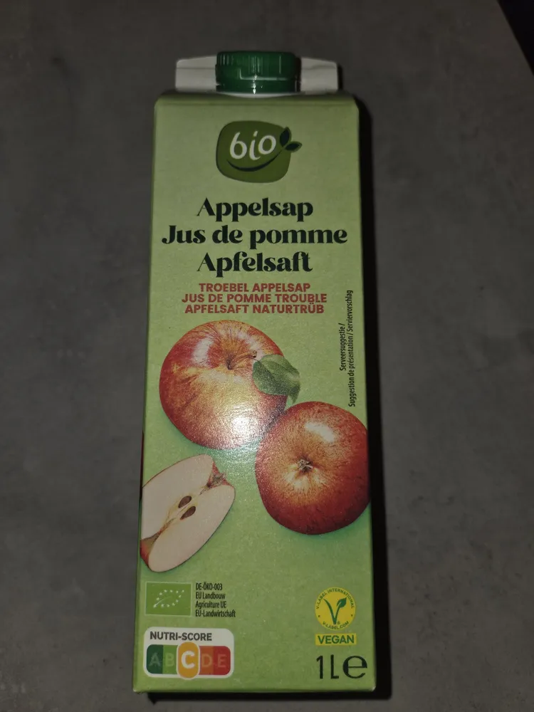 Appelsap Jus de pomme Apfelsaft