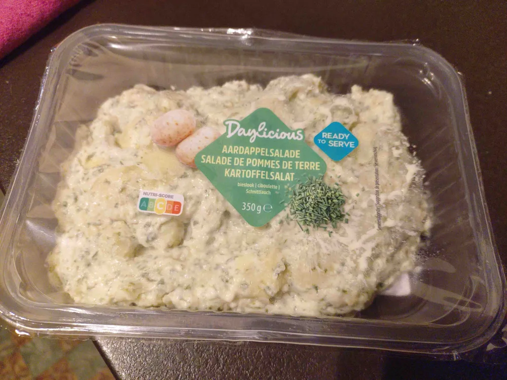 Aardappelsalade bieslook