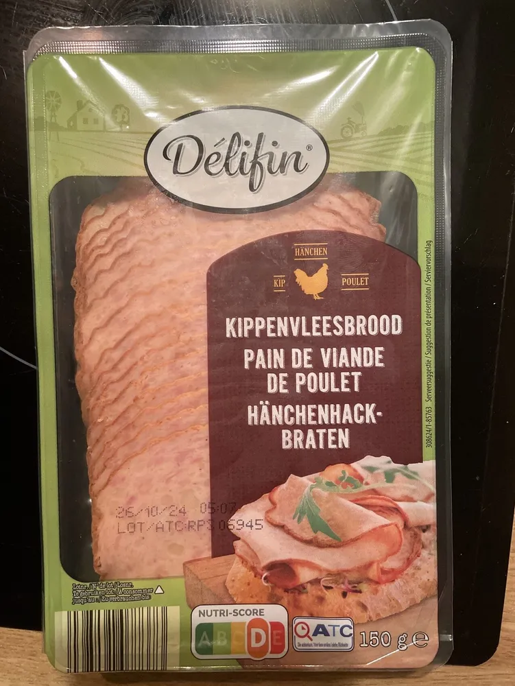 Kippenvleesbrood