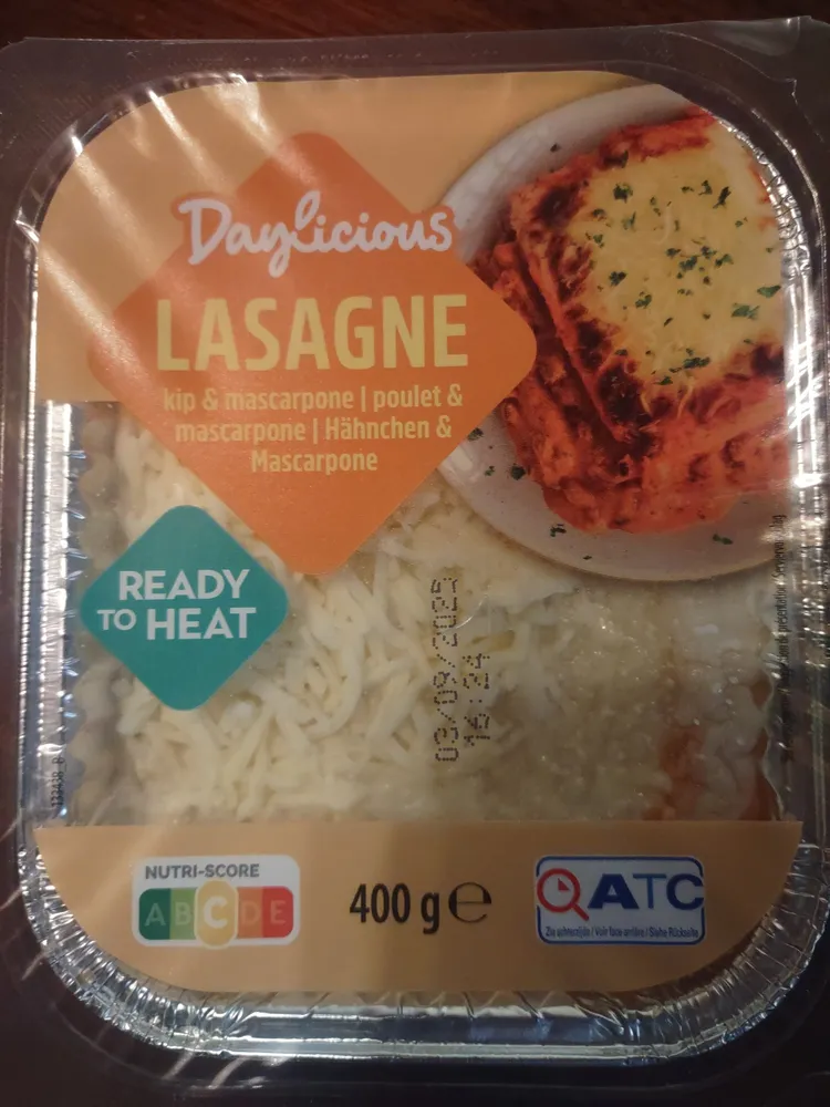 Lasagne poulet & mascarpone