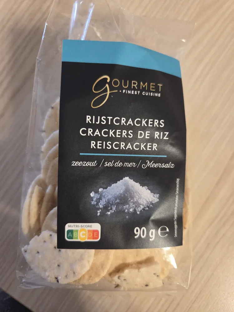 RIJSTCRACKERS CRACKERS DE RIZ REISCRACKER