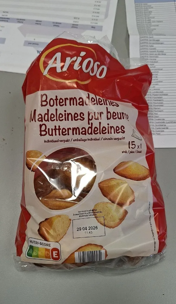 Madeleines pur beurre