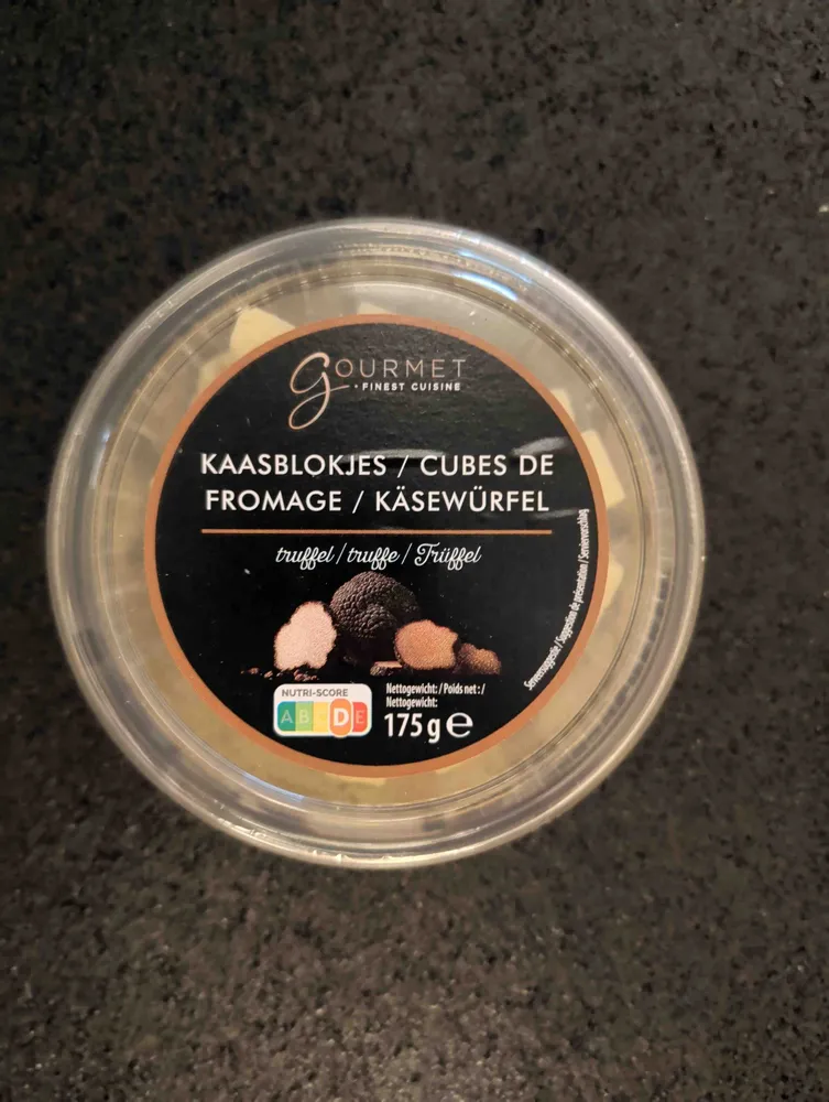 Kaasblokjes truffel
