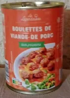 Boulettes de viande de porc aux poivrons