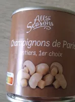 Champignons de Paris entiers, 1er choix