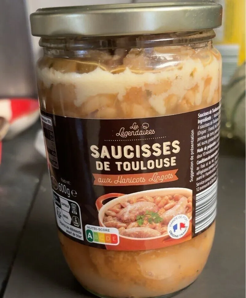 Saucisses de Toulouse aux haricots lingots