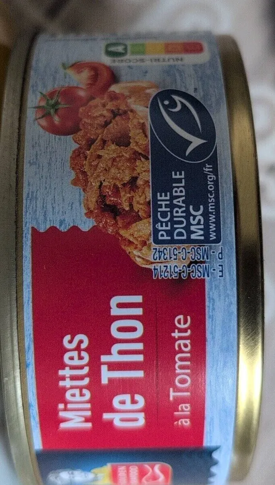 Miettes de Thon à la tomate