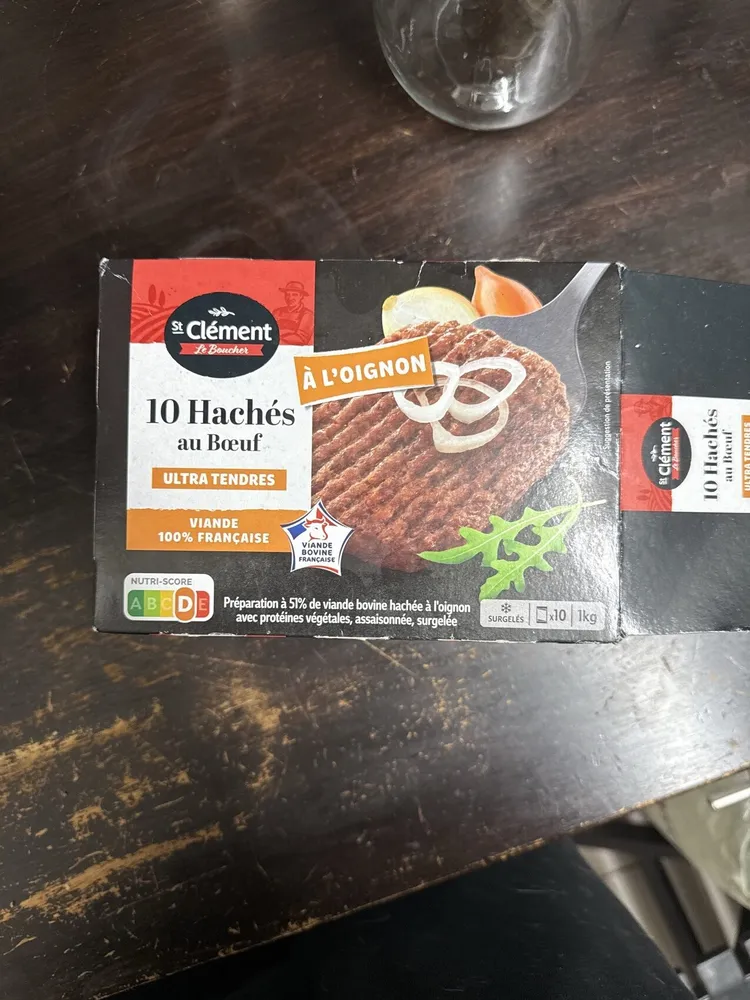 10 hachés au bœuf à l’oignon