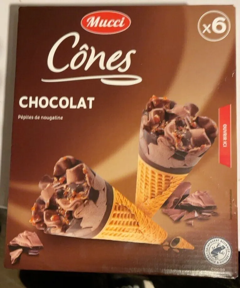 Cones chocolat