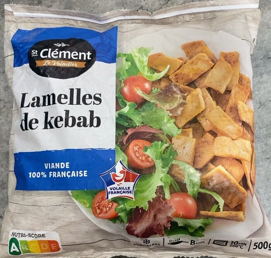 Lamelles de kebab