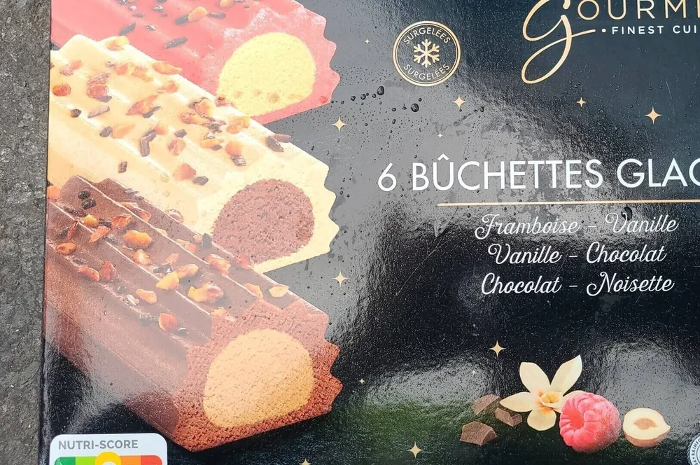 6 bûchettes glacées