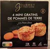 4 minis gratins de pommes de terre à la patate douce