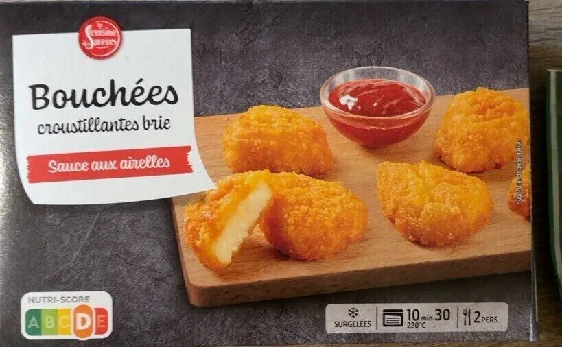 Bouchées croustillantes brie