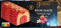 Bûche glacée vanille fruits rouges