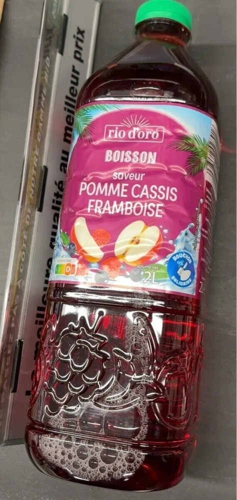 BOISSON saveur POMME CASSIS FRAMBOISE