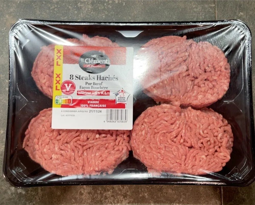 Steaks hachés pur boeuf