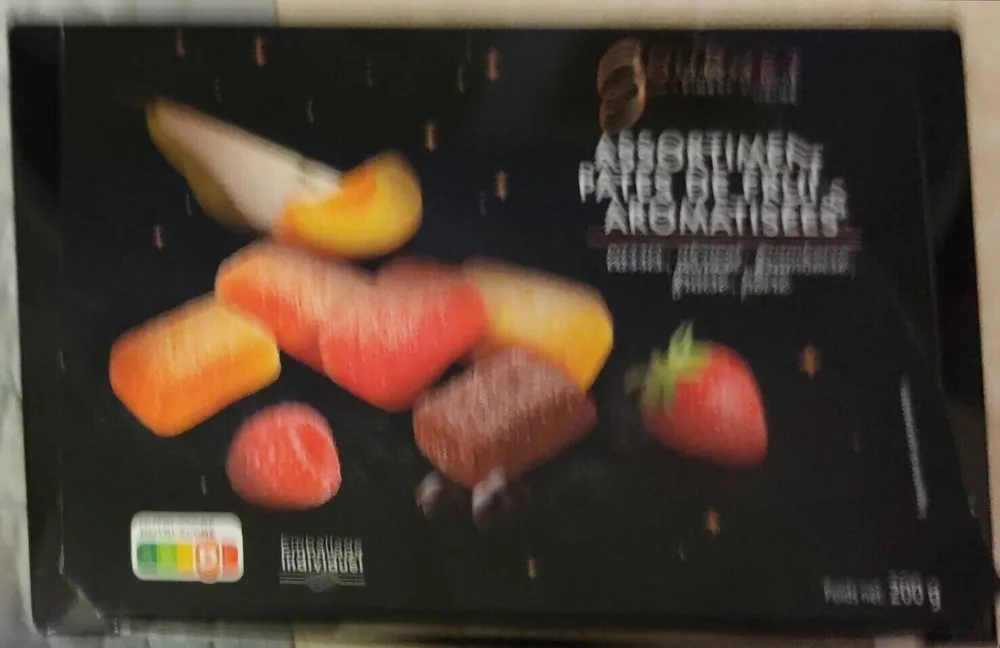 ASSORTIMENT DE PÂTES DE FRUITS AROMATISÉES