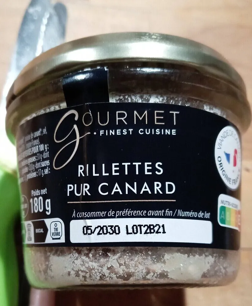 Rillettes pur canard