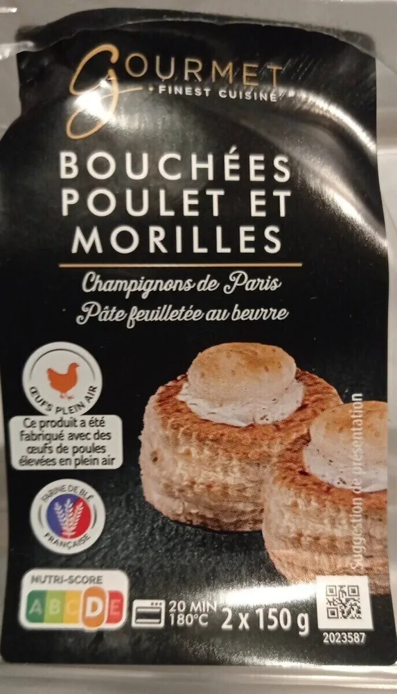 Bouchées poulet morilles