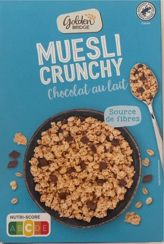 Muesli crunchy chocolat au lait