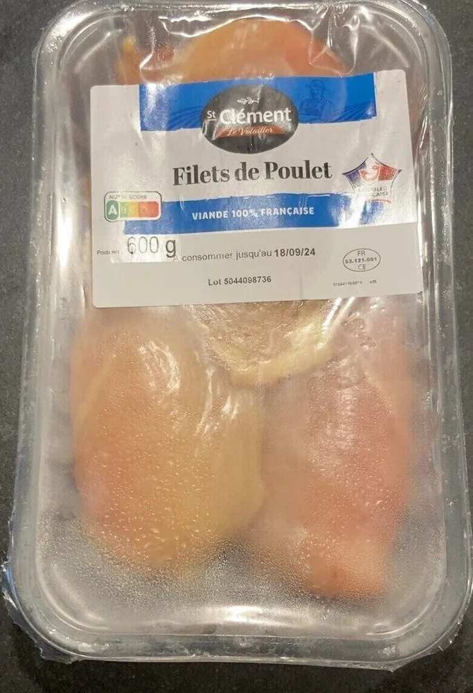 Filets de poulet