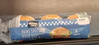 Pain Burgers Nature Moelleux