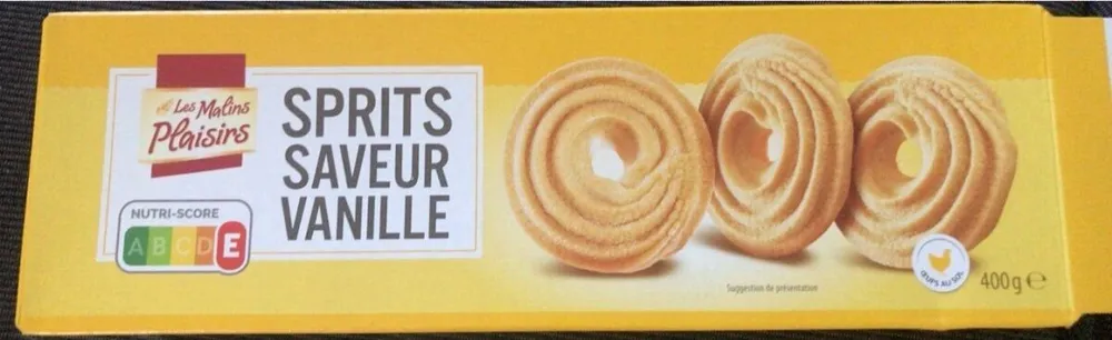 Sprits saveur vanille
