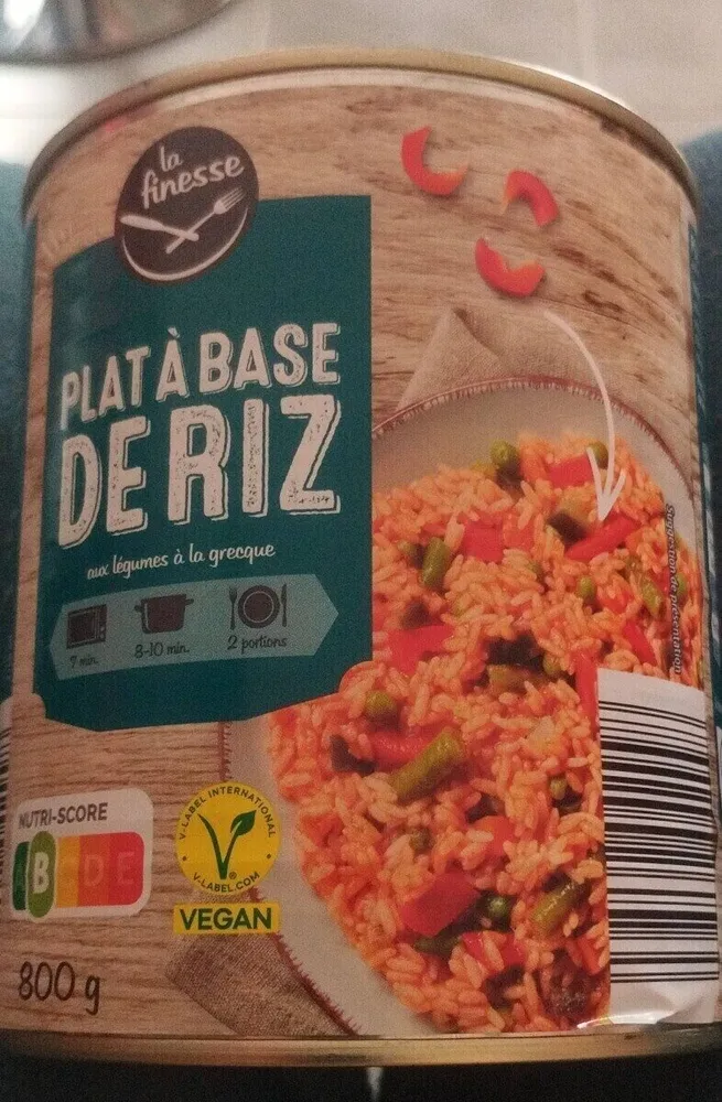 Plat à base de riz légumes à la grecque