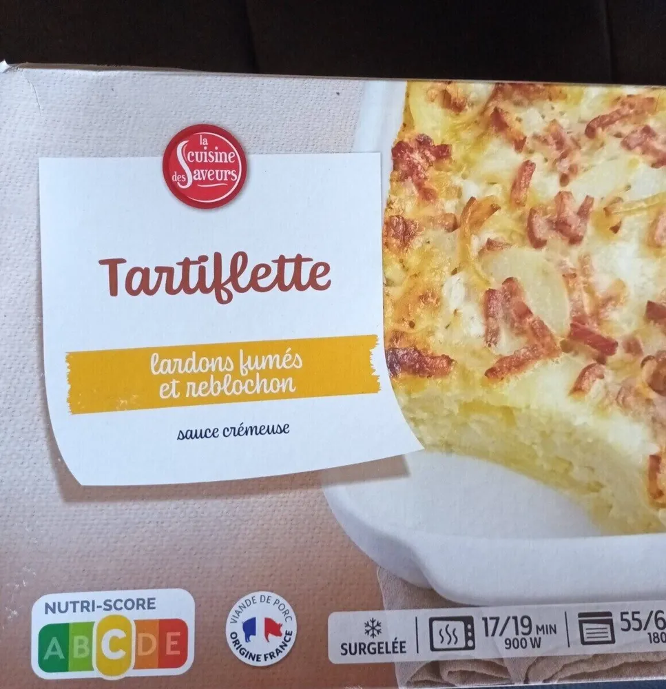 Tartiflette lardons fumés et reblochon