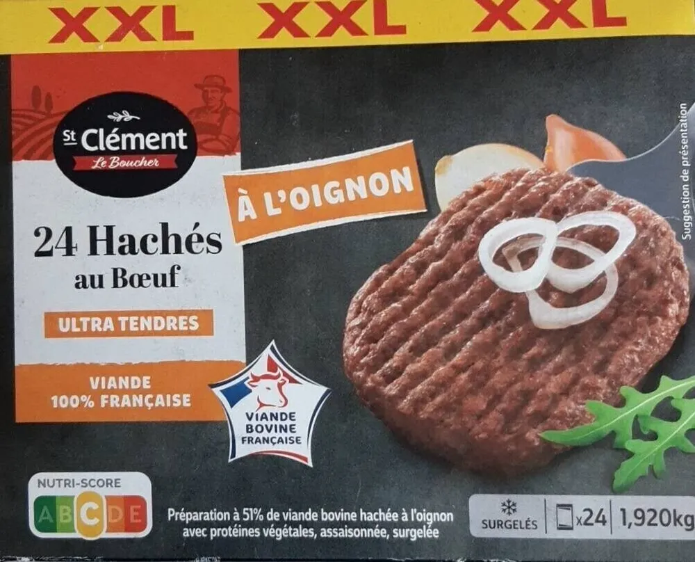 Haché au boeuf à l'oignon