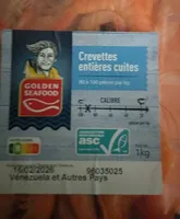 Crevettes entières cuites
