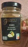Poires en tranches au sirop léger