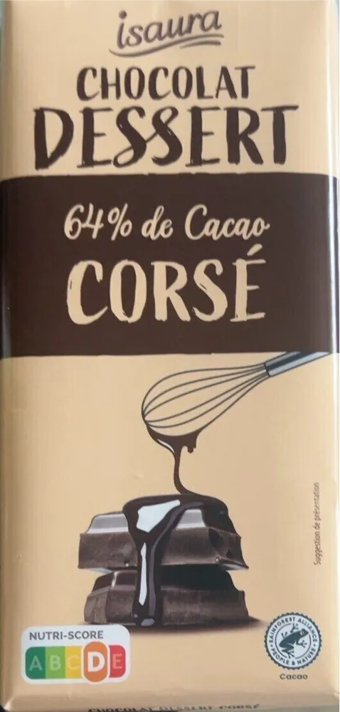 Chocolat dessert 64% cacao Corsé