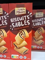 Biscuits sablés fourrés au chocolat