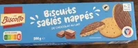Biscuits sablés nappés au chocolat au lait