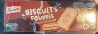 Biscuits fourrés saveur chocolat