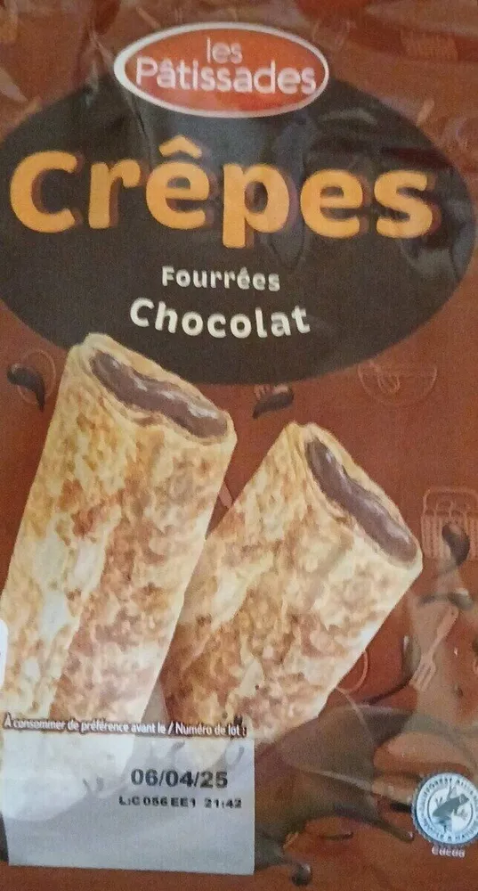 Crêpes fourrées chocolat